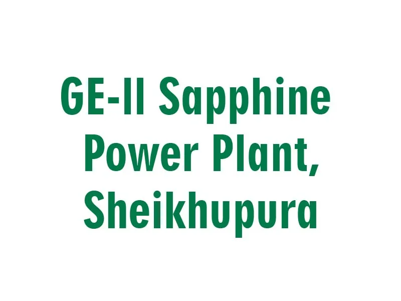 GE-II Sapphire Power Plant, Sheikhupura